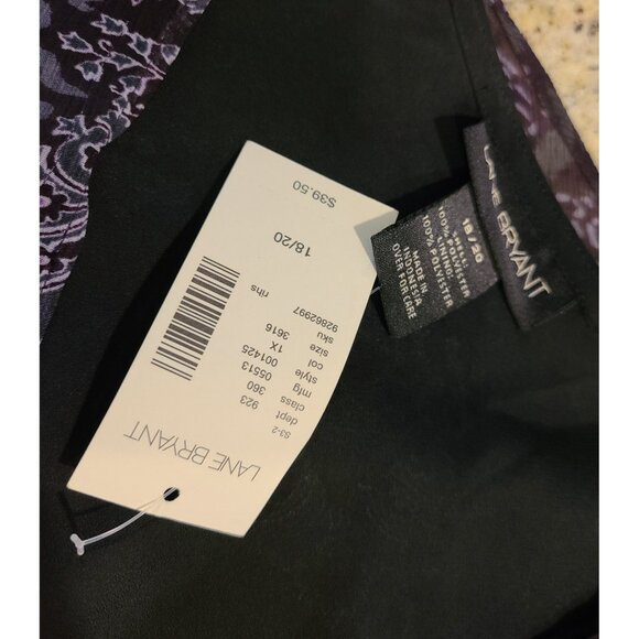 New! Lot of 2 Lane Bryant Size 18/20 Blouse & Button Y2k Babydoll Whimsigoth - Picture 11 of 16